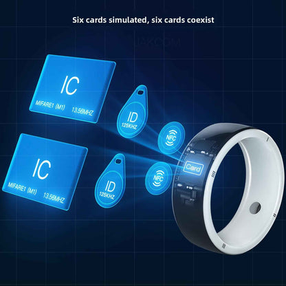 Smart Ring Health Card Mobile Interaction