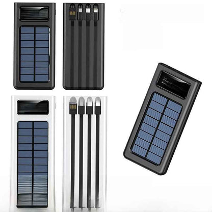 Four-Wire Three-In-One Solar Power Bank