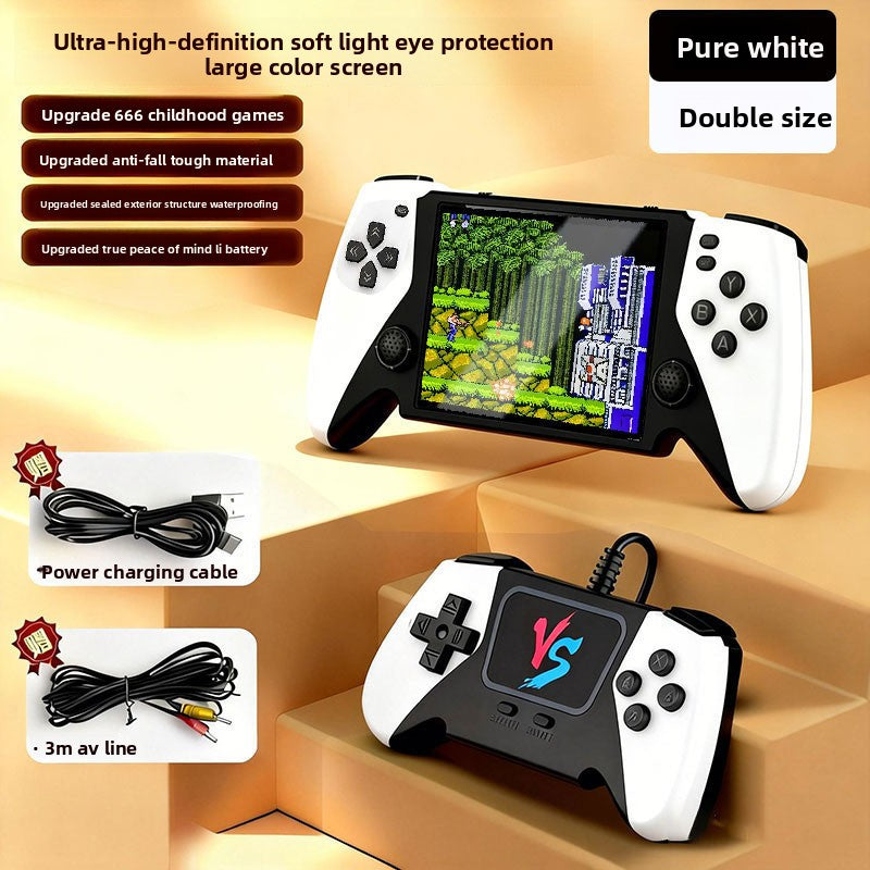 Handheld Game Console with Large Screen 3.5” and Eye Protection, Dual-Player Mode