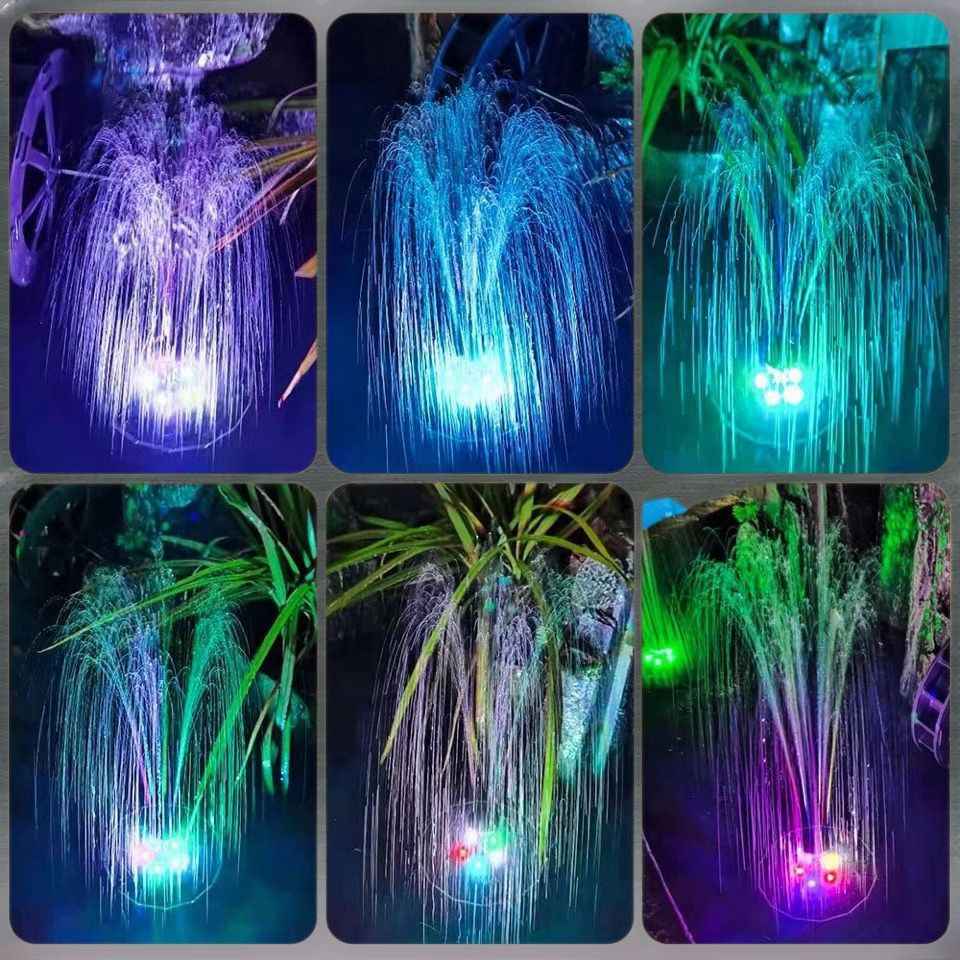 Solar Powered Floating Water Fountain