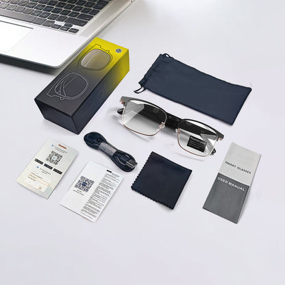 Smart Bluetooth Glasses with Blue Light Protection