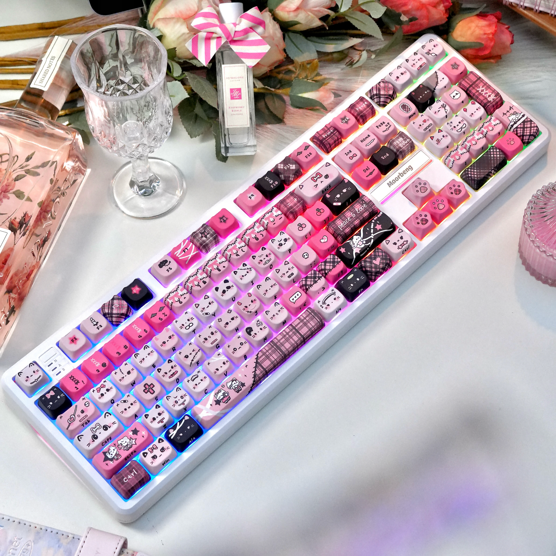 Maorbeng RS108 Triple-Mode Hot-Swappable Mechanical Keyboard - ZeeTec Store