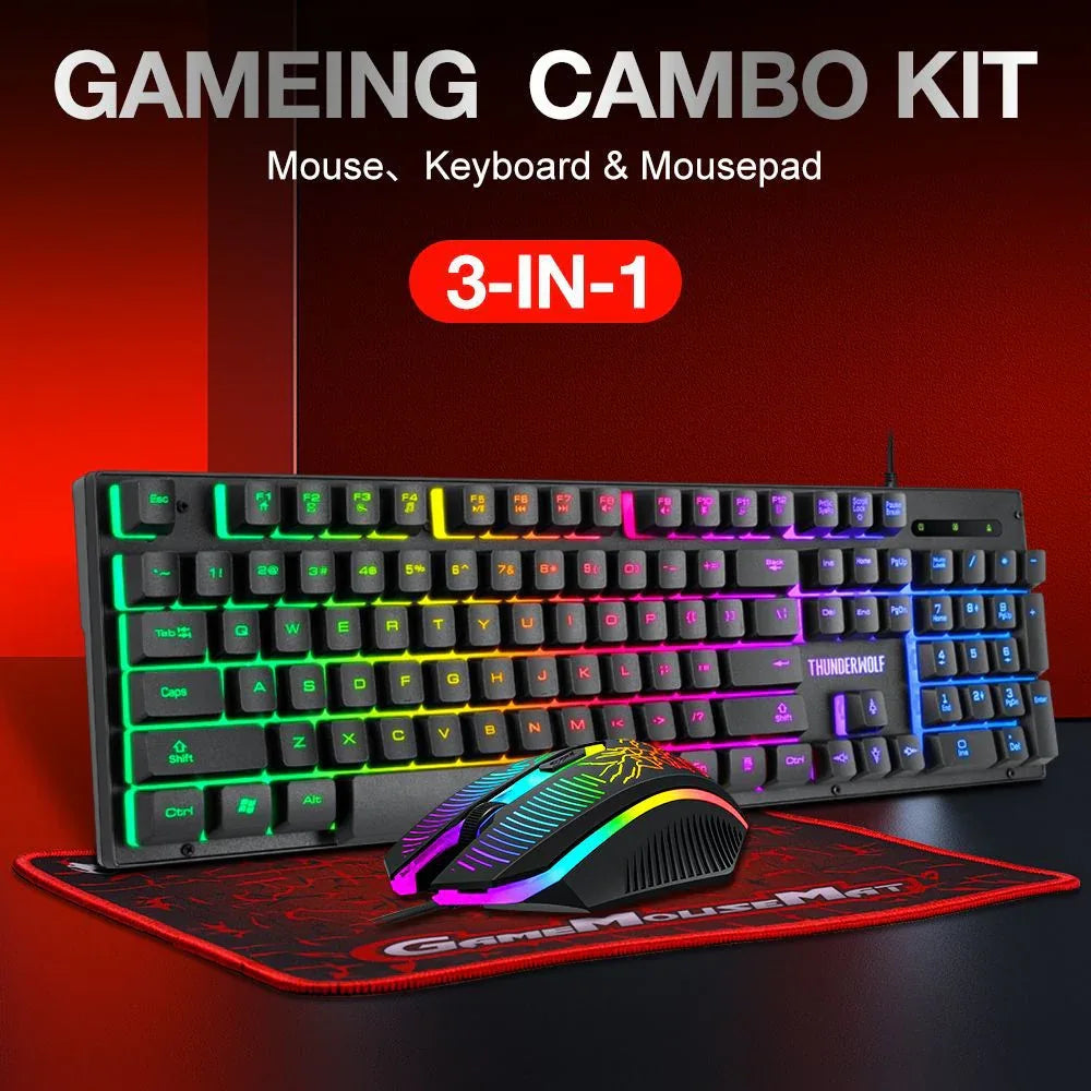 Keyboard Mouse Set for Ultimate Comfort and Precision - ZeeTec Store
