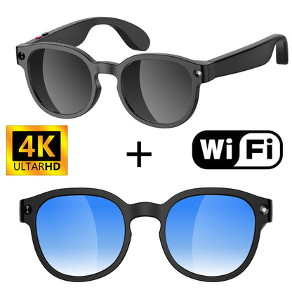 Smart glasses Bluetooth with Camera, Translation Calls Music and Lightweight