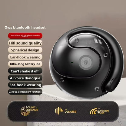 AI intelligent translation Bluetooth headphones, AI Smart Translation, Bilateral Stereo, Ultra-Long Battery Life, Comfortable Fit, Ultra low latency