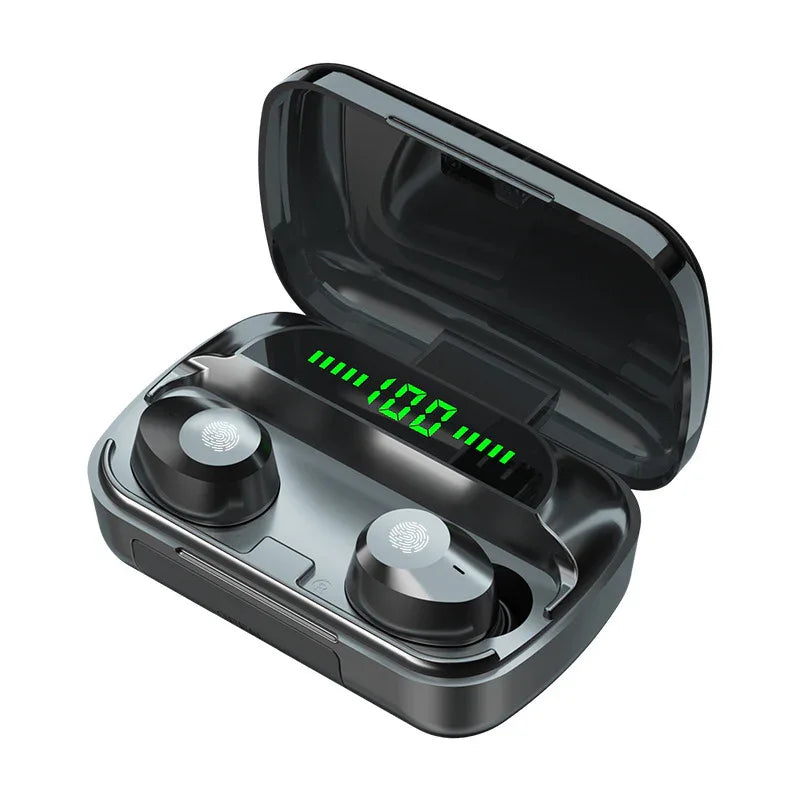 Bluetooth Noise Reduction Headset with Bilateral Stereo, Digital Display, Voice Control, and NFC Function - ZeeTec Store