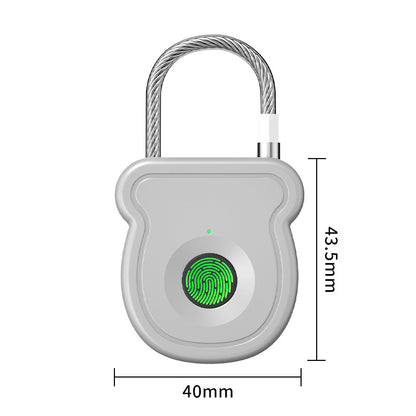 Smart Fingerprint Lock Padlock, High Durability, Long Battery Life, Fast Scanning