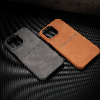 Sheepskin Card Insert iPhone Case Lightweight Premium Material