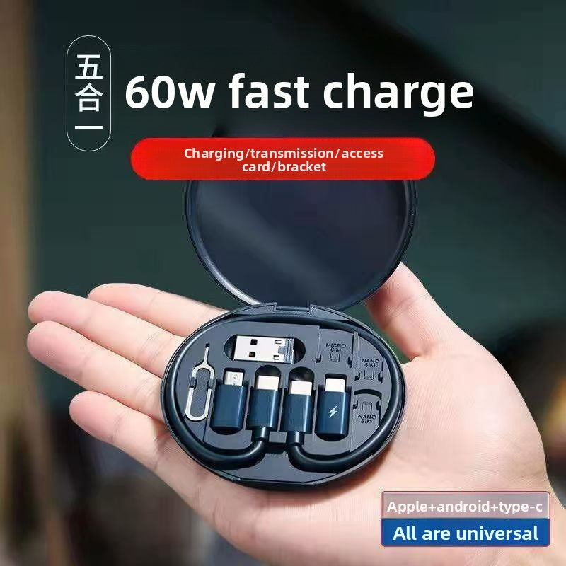 Magnetic Data Cable Storage Box for Phones