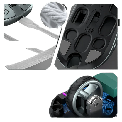 Hollow-out Wireless Gaming Mouse with Three-mode Connectivity for Ultimate Performance - ZeeTec Store