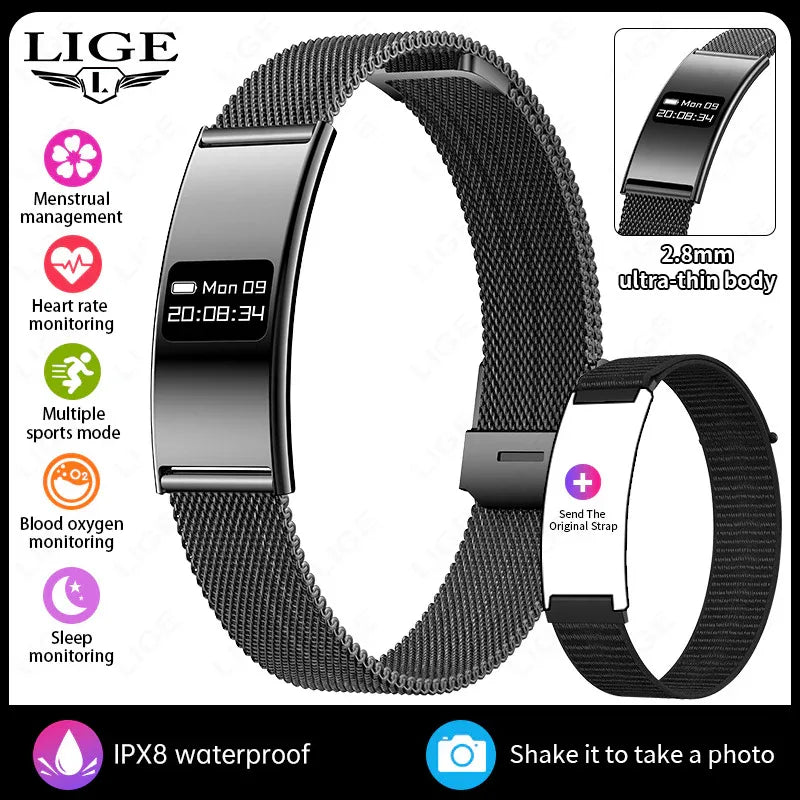 Smart Wristband Heart Rate Tracker with TFT Display - Tracks Heart Rate, Sleep, Steps, Blood Pressure & Smart Alerts - ZeeTec Store