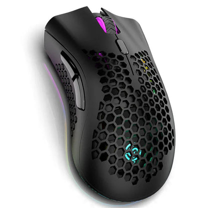 Rechargeable Wireless Gaming Mouse with LED Light for Ultimate Gaming Experience - ZeeTec Store
