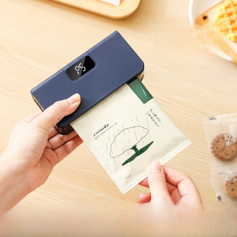 USB Portable Food Sealer with LCD Display