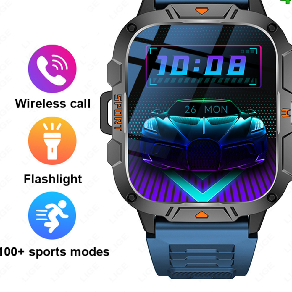 Lige Multifunctional Health Smart Watch with Bluetooth Call