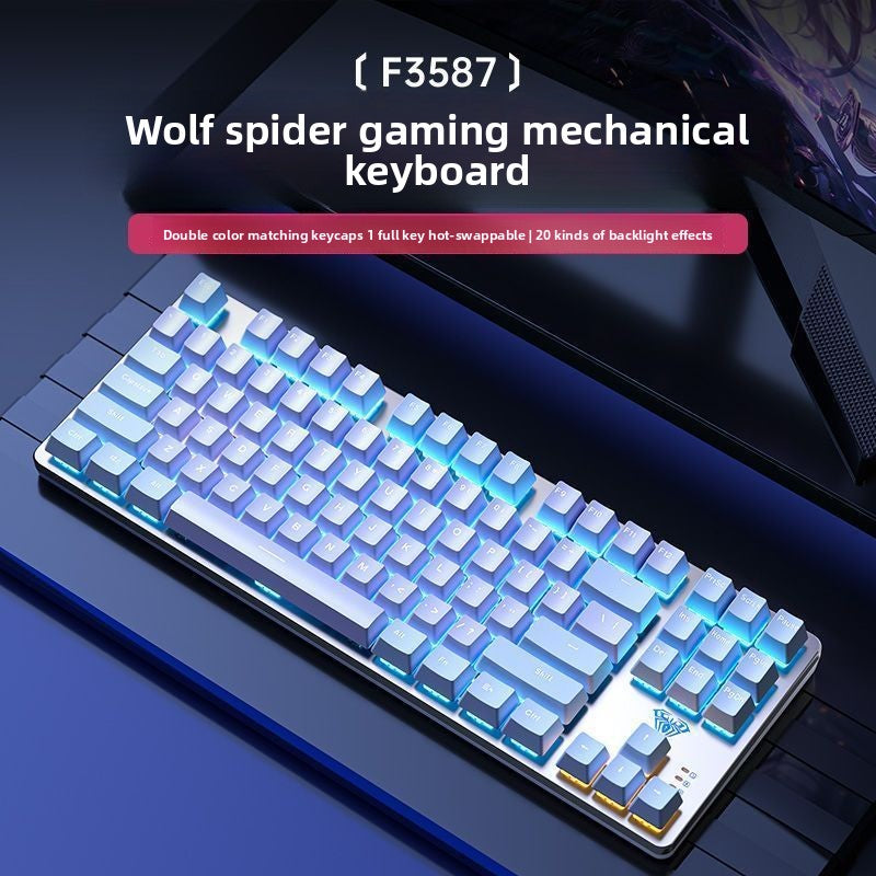 Tarantula F3587 Mechanical Keyboard - Wired Performance for Gamers