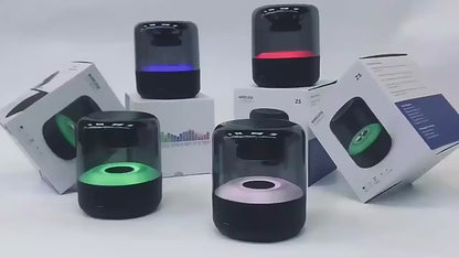 AI Smart Wireless Speaker Stereo Surround Subwoofer Breathing Lamp Light Effect