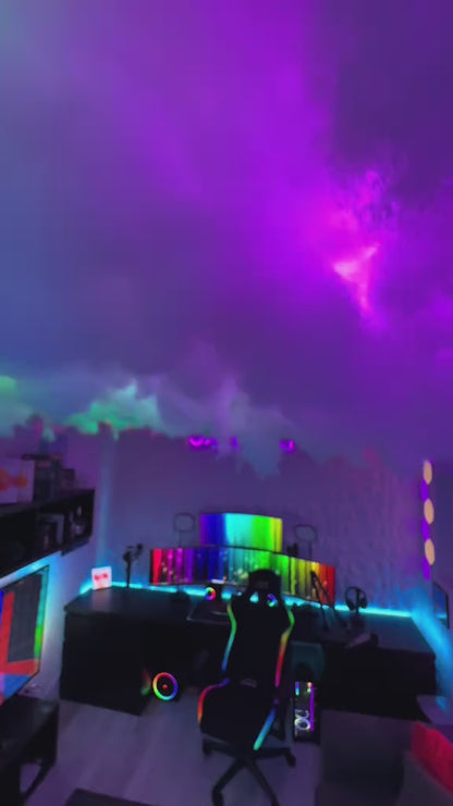 DIY Thunder Cloud RGB LED Cloud Ceiling Light Strip APP & Remote for Room Decor
