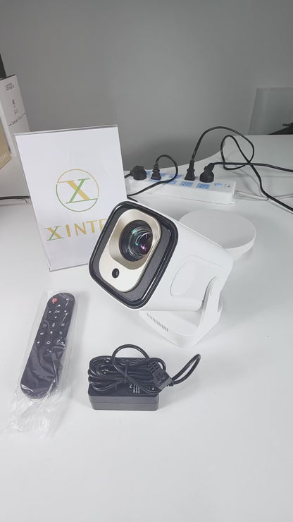 HY260 Pro Outdoor Mini Projector | 1080P, WiFi 6 & BT 5.4 | 180° Rotatable, 6000 Lumens Portable Cinema for Camping & Movie Nights