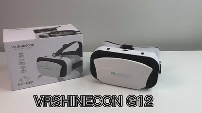 Shinecon G12 IMAX 3D VR Glasses HD Virtual Reality Headset for 4.7-7” Phone