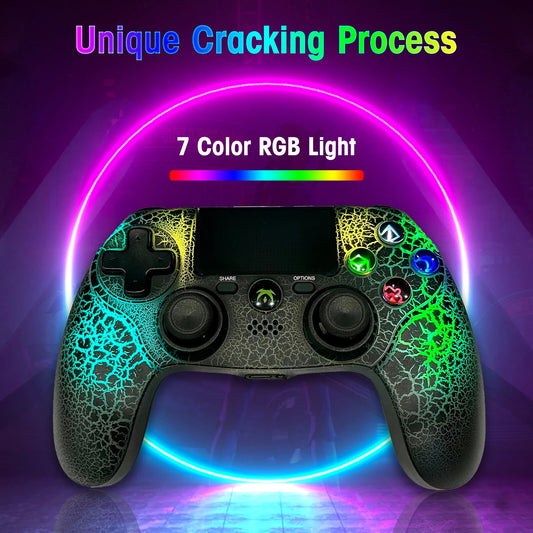 Wireless Controller for PS4/Slim, PS3, iPhone, iPad, iOS, Android, PC – Dual Vib