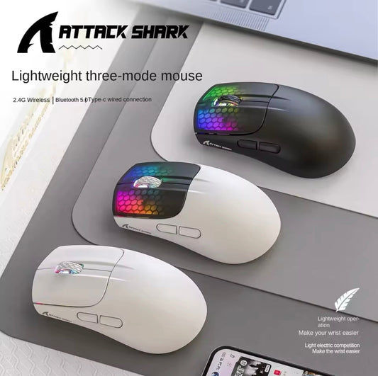 Attack Shark X5 Wireless/Wired Gaming Mouse | Ultra Lightweight, Dual Mode