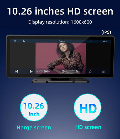 Universal 10.26” Car Radio Multimedia WIFI Player Wireless Carplay Apple Android