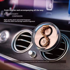 Wind Power Dragon Car Perfume Air Vent, Wind-Powered Rotation – No Batteries Needed, Mesmerizing Design with Premium Craftsmanship, 360° Adjustable Clip-On Mount, Includes 3 Aromatherapy Tablets