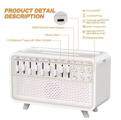 3in1 Flame Air Diffuser Humidifier Aromatherapy w/ Noise & Bluetooth Music