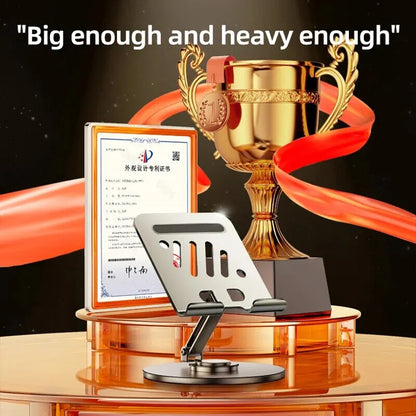 High Quality 360° Rotatable Aluminum Tablet Stand, Foldable Adjustable Bracket
