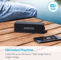Anker Soundcore 2 Bluetooth Speaker 24H Playtime Bass Boost IPX7 Waterproof