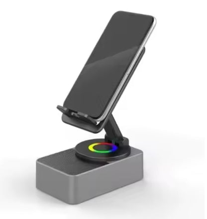 5-in-1 Bluetooth Speaker Phone Holder Power Bank Portable for Travel & Home