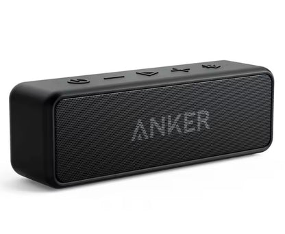 Anker Soundcore 2 Bluetooth Speaker 24H Playtime Bass Boost IPX7 Waterproof