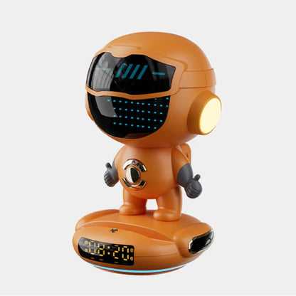 AI Robot Intelligent Conversation Wireless Speaker Music Subwoofer Sound Alarm