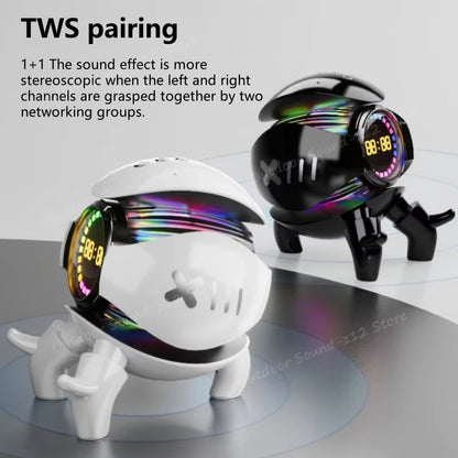 AI Robot Smart Mini Size Monster Portable Stereo Speaker AI Interactive Toys