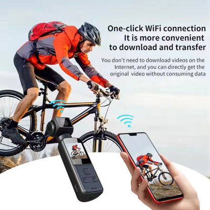 4K HD Sports Camera | Anti-Shake | 270° Rotate | Pocket Selfie Cam One-Click