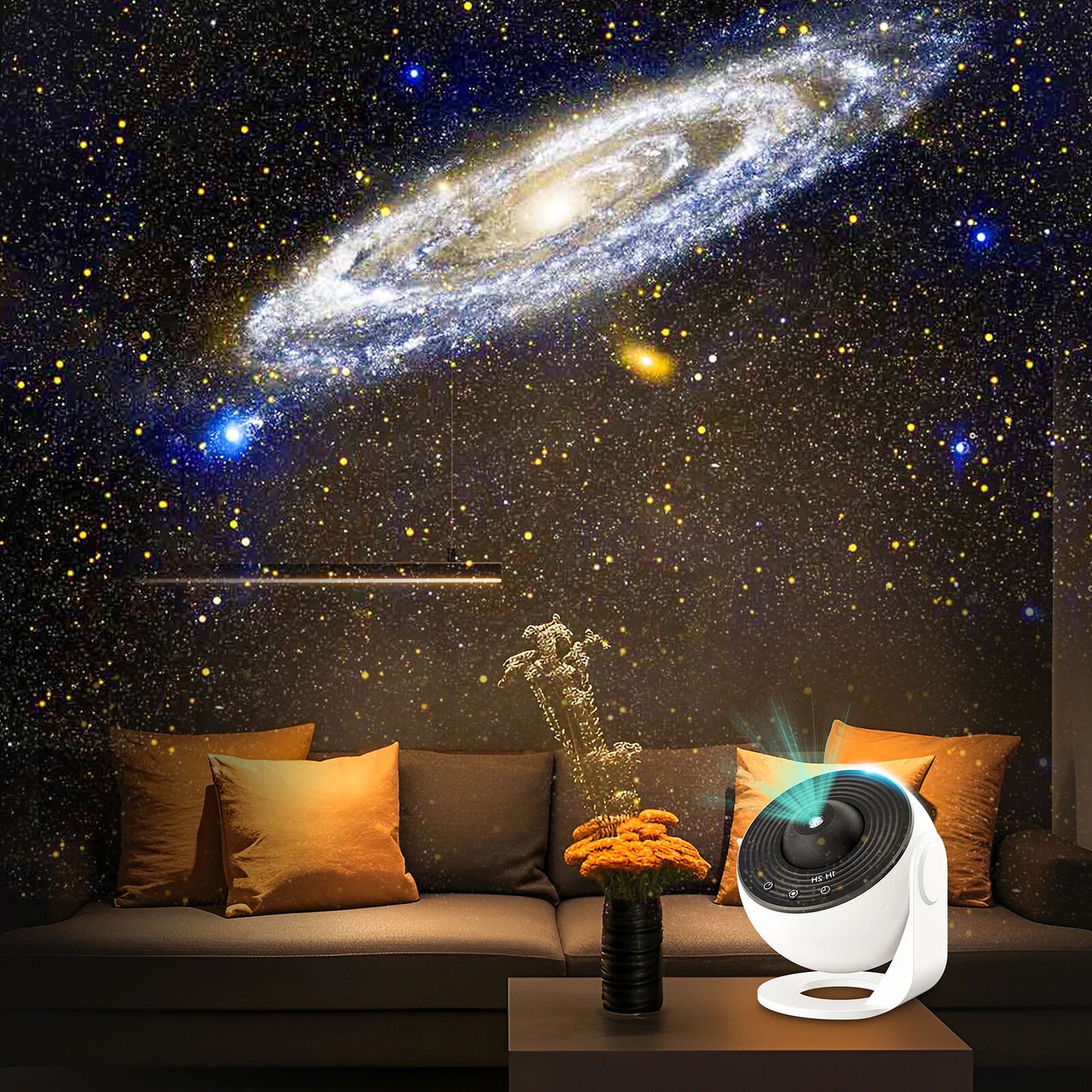 13-in-1 Star Galaxy Projector – Planetarium Aurora Night Light for Bedroom & Rel