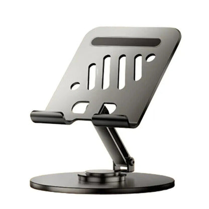 High Quality 360° Rotatable Aluminum Tablet Stand, Foldable Adjustable Bracket