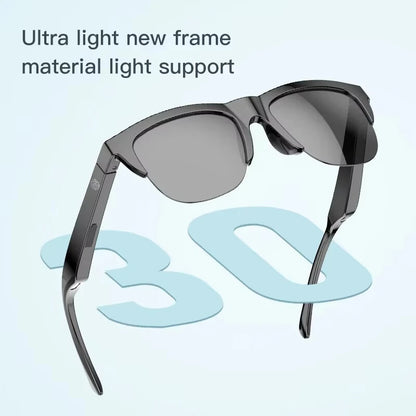 SMART SUNGLASS BLUETOOTH CALL HIFI SOUND MUSIC BLUE LIGHT WATERPROOF ANTI UV