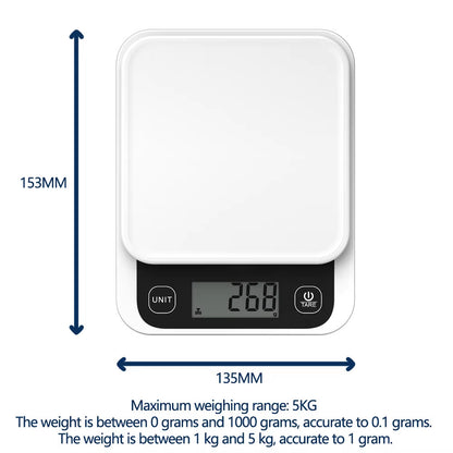 Smart Food Calorie Scale LCD Digital Display with Nutrition App