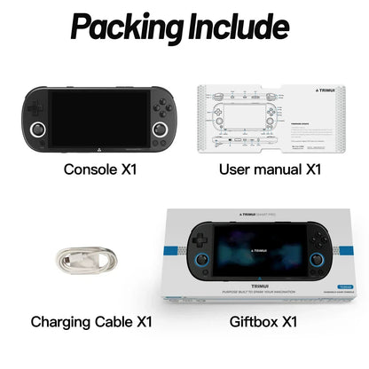 Smart Handheld Game Console – 4.96” IPS Screen, Linux OS, RGB, Retro Video Gaming