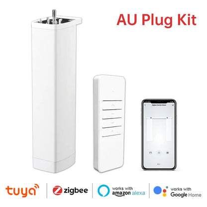 Smart Wireless Automatic Home Curtain Opener Works with Alexa Google Assistant