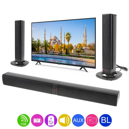 Foldable Split Bluetooth speaker Home Theater 3D Stereo surround Soundbar