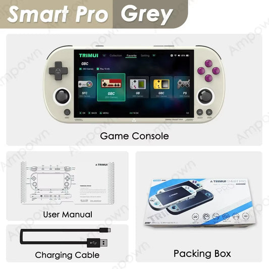 Smart Handheld Game Console – 4.96” IPS Screen, Linux OS, RGB, Retro Video Gaming