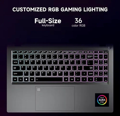ZeeTec 15.6” POWERFUL SLIM GAMING LAPTOP COMPUTER AMD RYZEN 9 6900HX 16GB 512GB