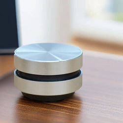 Mini Bluetooth Speaker - Compact Yet Powerful Bone Conduction Sound, Transform Any Surface into a Speaker, True Wireless Stereo with Built-in FM Radio, 3W Transducer Power, 400mAh Battery - ZeeTec Store