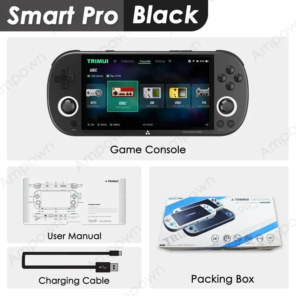 Smart Handheld Game Console with 4.96” IPS Screen, Linux OS, RGB - Retro Video Gaming Experience - ZeeTec Store