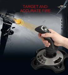 Flight Simulator Joystick Controller with Throttle for PC Gaming Sim