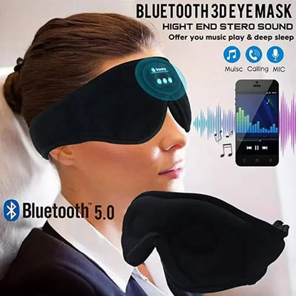 Sleep Headphones, White Noise Bluetooth Sleep Mask 3D Wireless Eye for