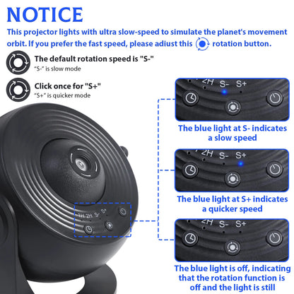 13-in-1 Star Galaxy Projector – Planetarium Aurora Night Light for Bedroom & Rel