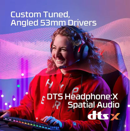 HyperX Cloud III & II Wired Gaming Headset DTS Sound Mic USB PC PS Xbox